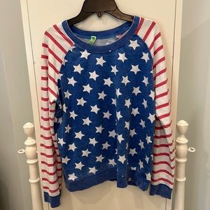 Stars and striped lightweight sweater